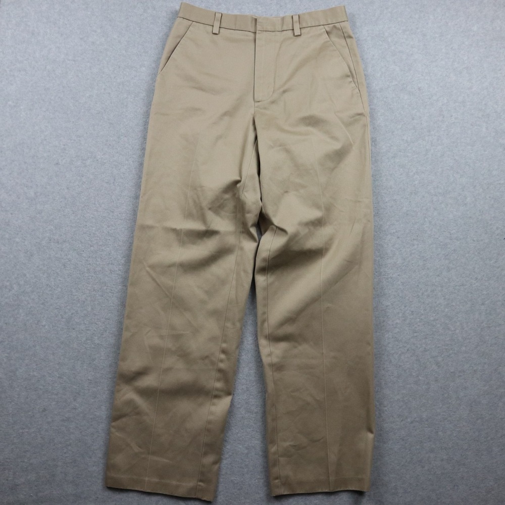 Dockers Pants Mens 30x32 Classic Fit Khaki Straight Leg Cotton Flat Front Tan